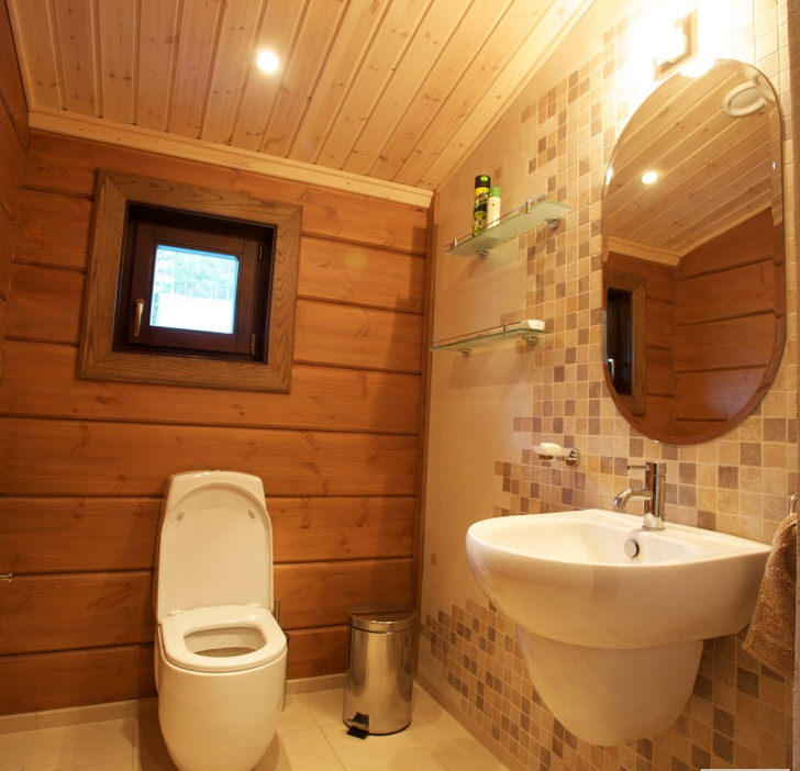 Как обустроить ванну в деревянном доме (60 фото)