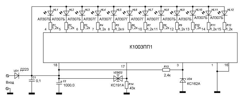 Hy2213 схема включения